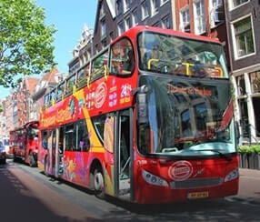 Double decker bus tour